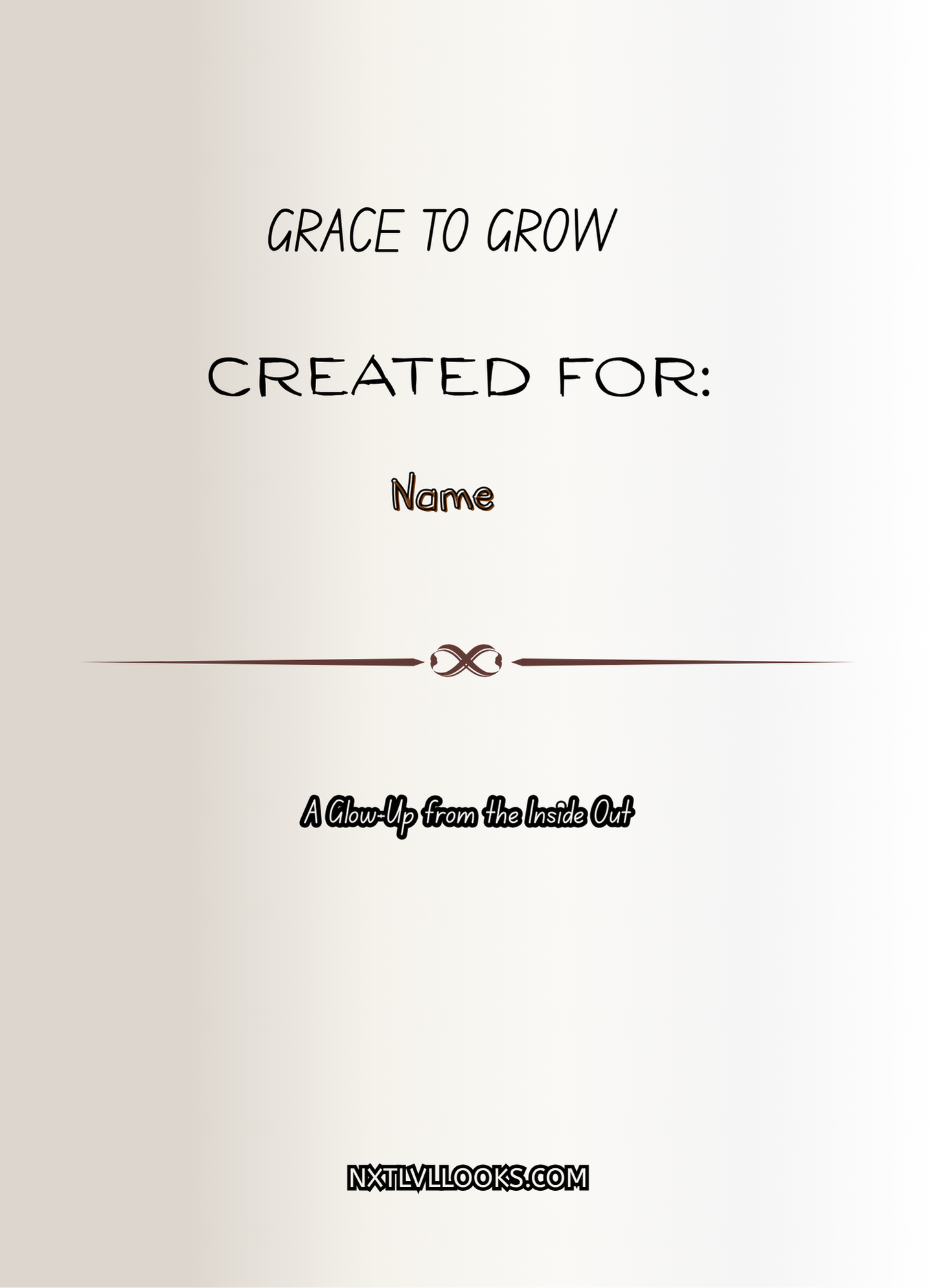 Grace to Grow™ Journal & Prompt Guide_Tan Edition