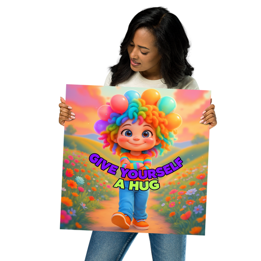 Rainbow Girl Poster - NXTLVL Art Print