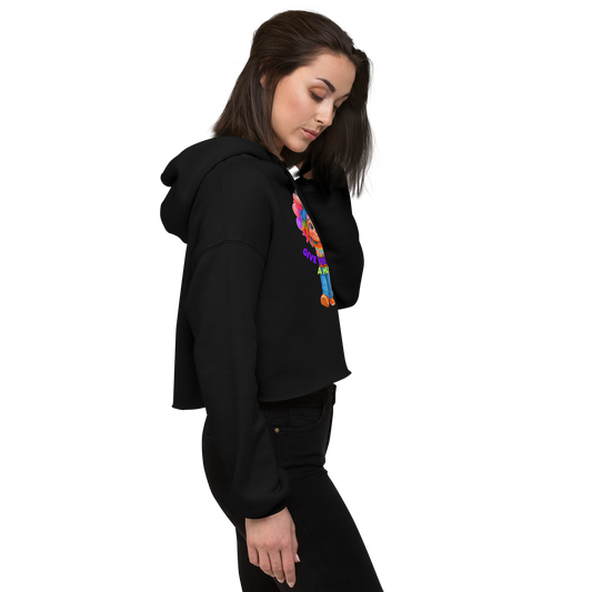 Rainbow Girl Crop Hoodie