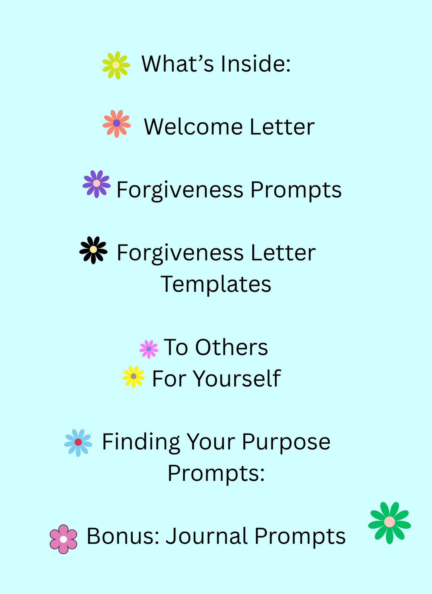 Grace to Grow™: A Healing & Clarity Kit_ Daisy Edition