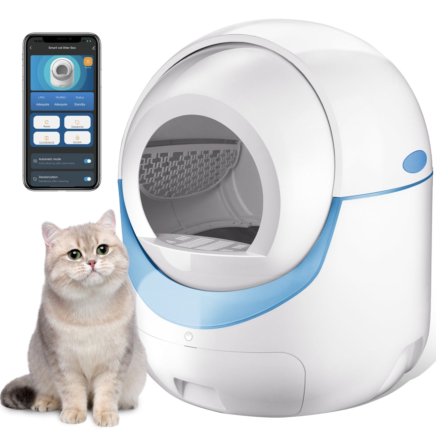 The Ultimate Self-Cleaning Cat Litter Box – Hassle-Free, Mess-Free!