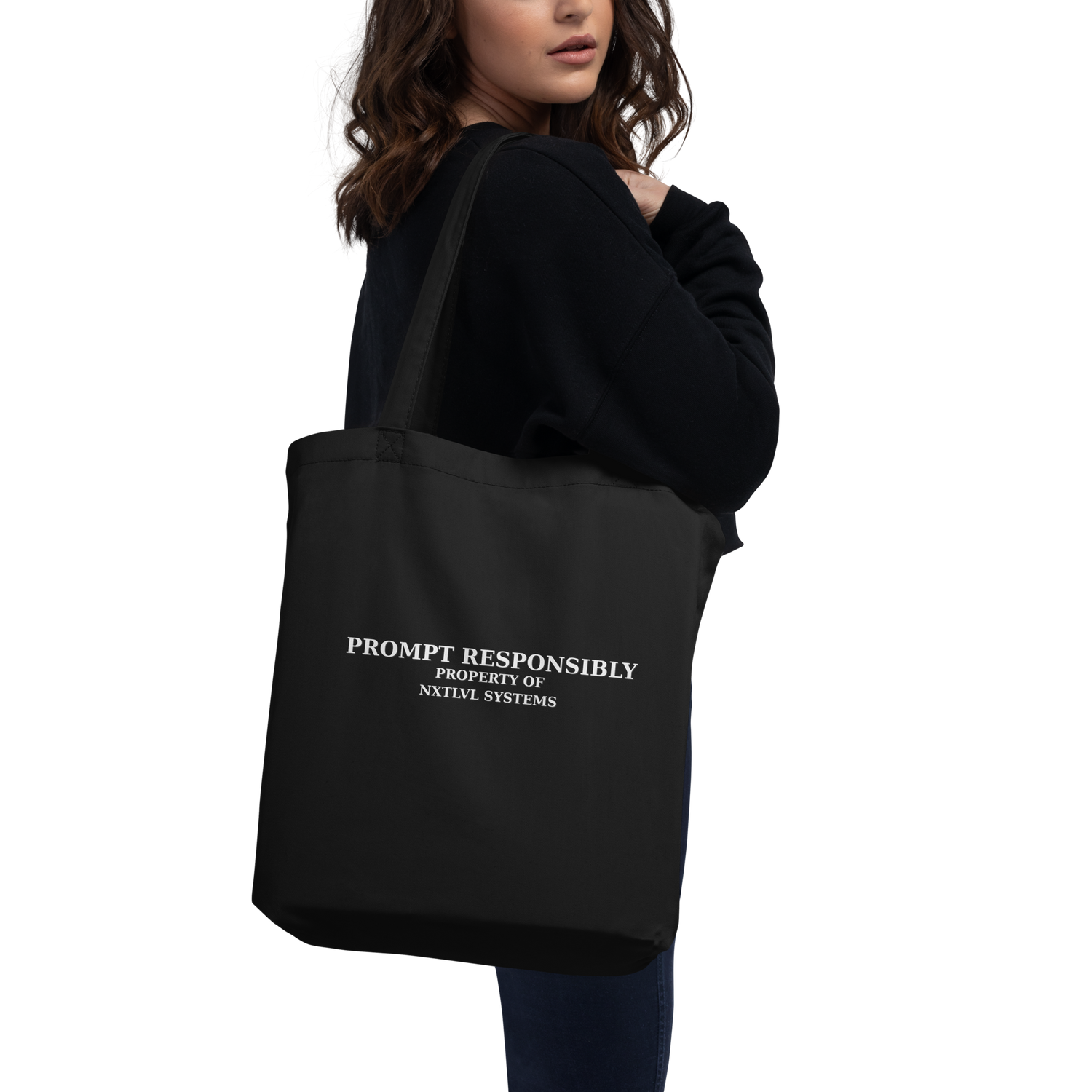 AI USER Eco Tote, Prompt Responsibly Edition