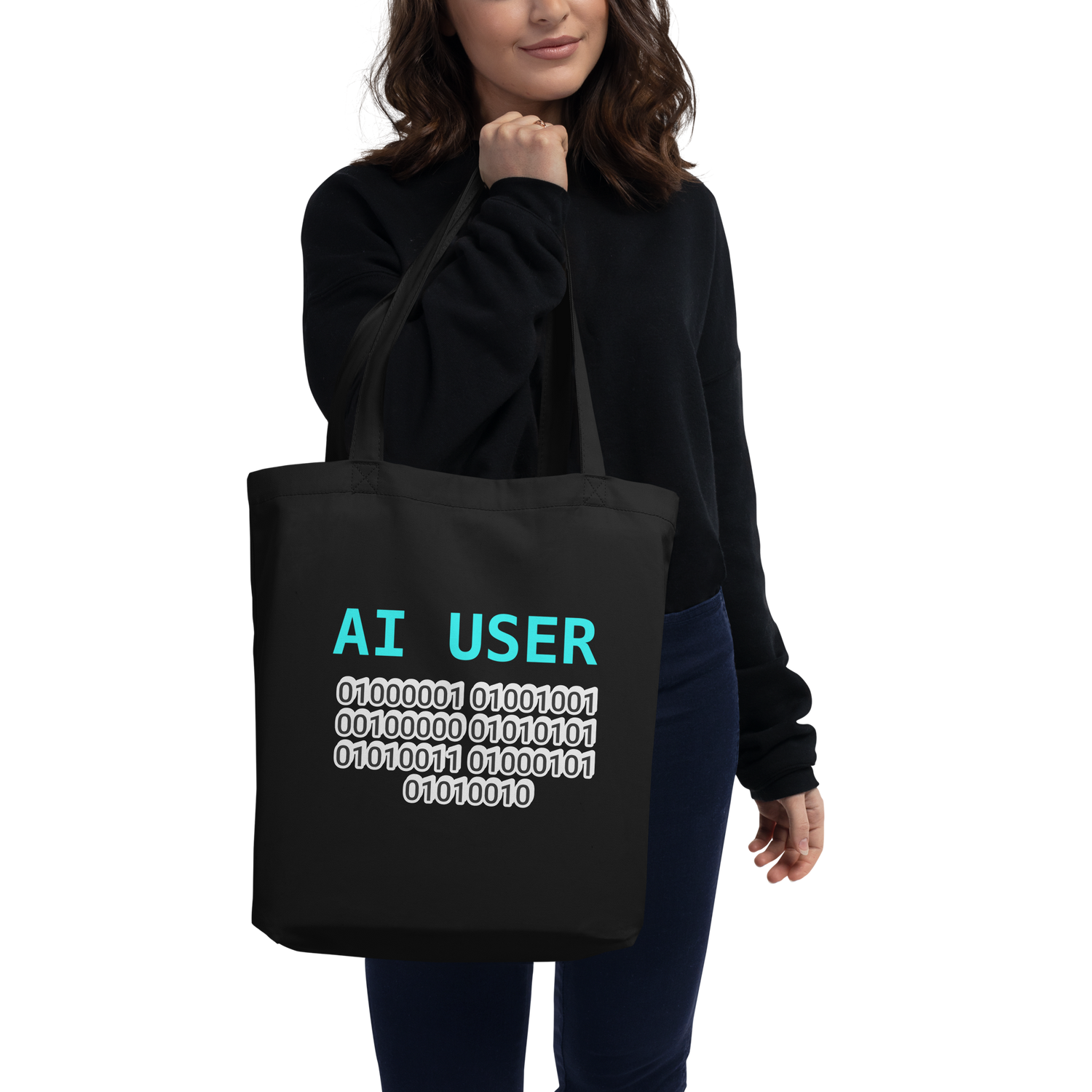 AI USER Eco Tote, Prompt Responsibly Edition