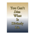 "You Can't Dim What Is Divinely Lit" Tribute Greeting Card | Encouragement & Celebration