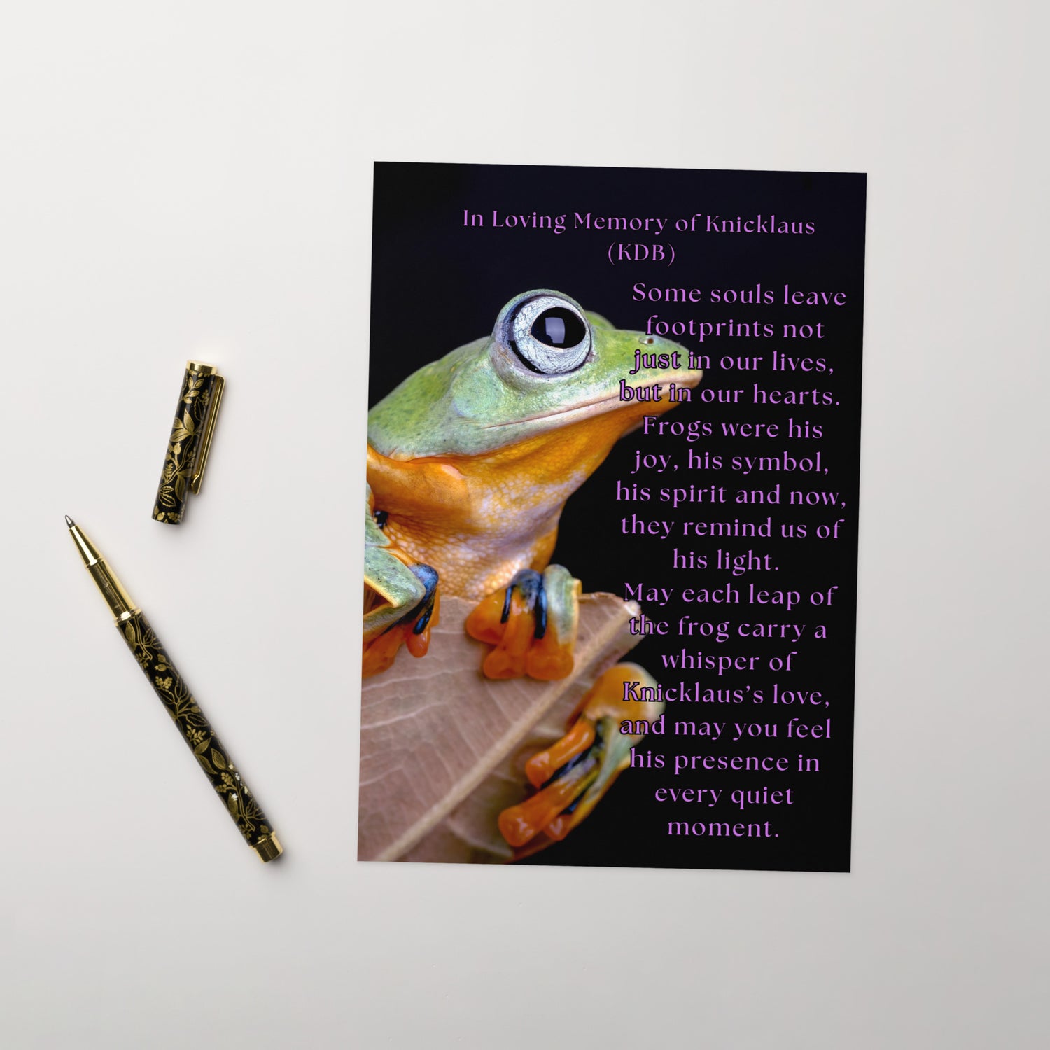 Holding Space | A Grief and Remembrance Greeting Card