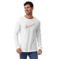 January Garnet Birthstone Long Sleeve Tee | Custom Zodiac & Birthdate Wrist Embroidery