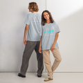 AI USER Oversized Vintage Tee, Streetwear Fit, 100% Cotton