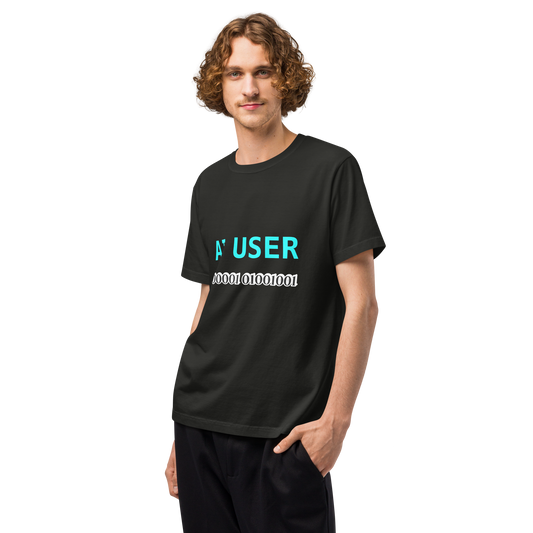 AI User Vintage Tee, Oversized Unisex Streetwear Shirt, 100% Cotton