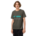 AI USER Oversized Vintage Tee, Streetwear Fit, 100% Cotton