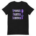 Lupus- Spoonie. Fighter. Survivor. Unisex Eco T-shirt