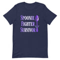 Lupus- Spoonie. Fighter. Survivor. Unisex Eco T-shirt