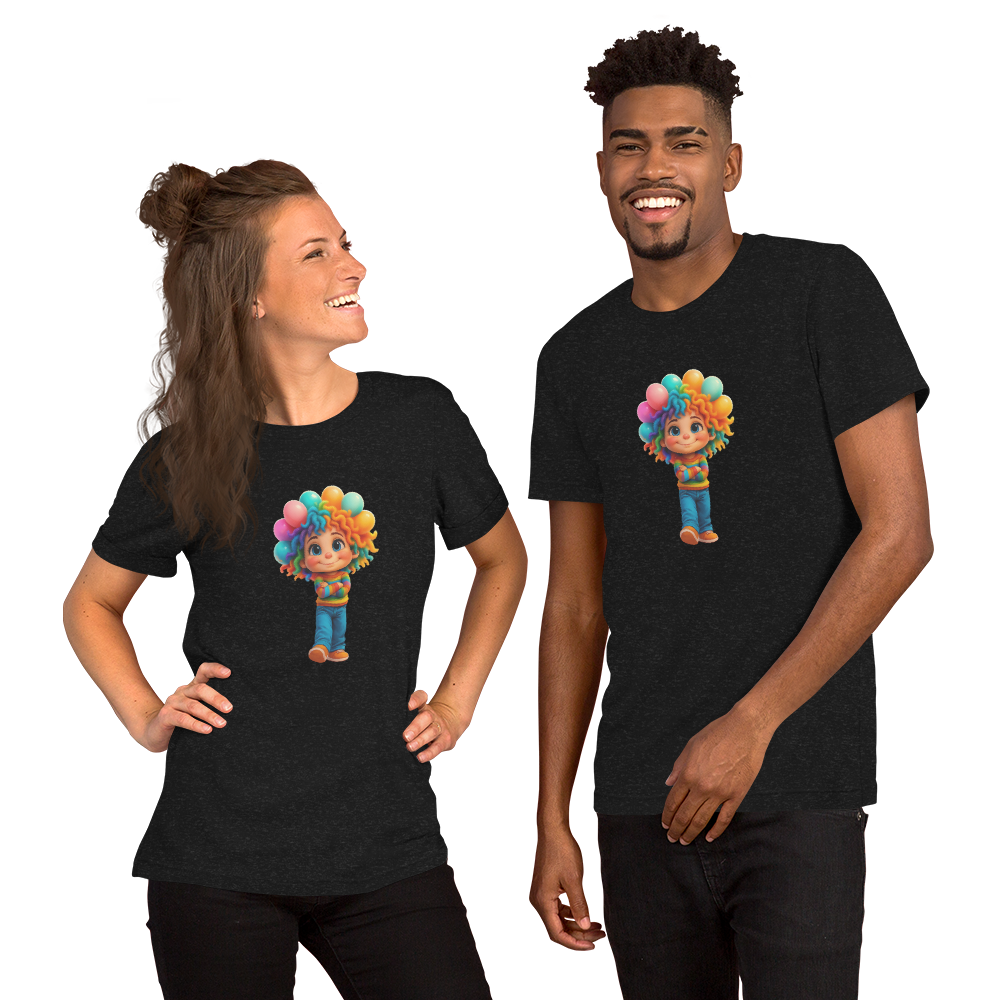 Rainbow Girl Statement Tee – Unisex Fit, Soft Stretch, Viral Vibes