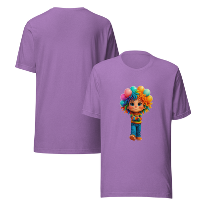 Rainbow Girl Statement Tee – Unisex Fit, Soft Stretch, Viral Vibes