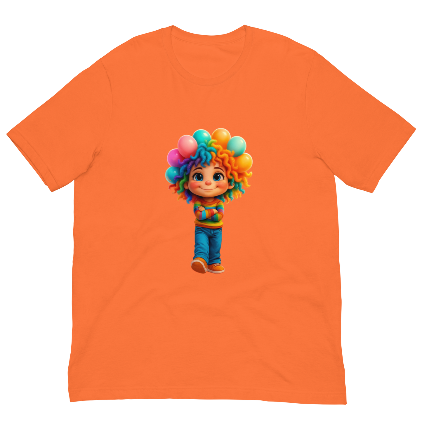 Rainbow Girl Statement Tee – Unisex Fit, Soft Stretch, Viral Vibes