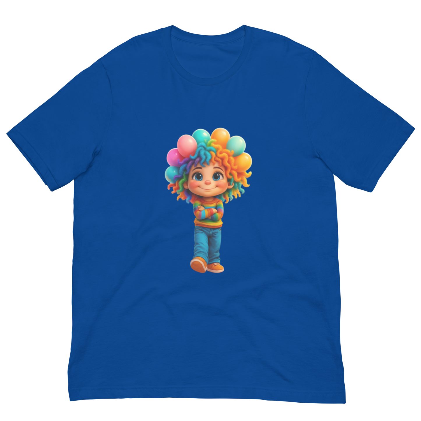 Rainbow Girl Statement Tee – Unisex Fit, Soft Stretch, Viral Vibes