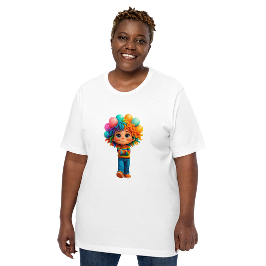 Rainbow Girl Statement Tee – Unisex Fit, Soft Stretch, Viral Vibes