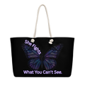 She Carries It All Oversized Weekender Bag | Lupus Awareness
