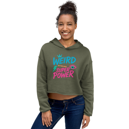 Rainbow Girl Crop Hoodie